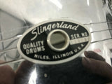 Slingerland Snare - 8 Lug Zoomatic 14 x 5 Brass Chrome Drum