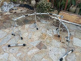 HUGE MONSTER DOUBLE BASS Yamaha Hex Rack Three Sided Drum Rack w/ Clamps hexrack