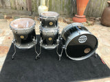 Dixon Outlaw Maple Blackburst 5pc Drum Set kit