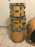 Pearl World Series Natural Finish Drum Set Kit 4pc with 20" kick Drum!!