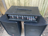 Harbinger M120 120W 4-Channel Compact Portable PA with 12" Speakers