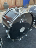 Rogers 70's Big R 10Pc Huge Beast - STUDIO TEN DOUBLE BASS Drum Set Kit Ebony !!