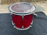 Tama Superstar Cherry 15 x 12 Cherry Tom Drum 80's - Shallow Size