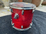 Tama Superstar Cherry 1980's 15 x14 Tom Drum