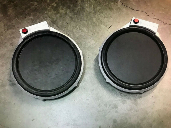TWO Yamaha DTXTREME IIs TP100 TP-100 10 Inch 3-Zone Electronic Drum Pad