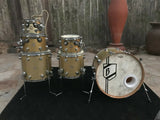 DW Collectors 6pc Drum Set kit . Gold badge!! Gold Sparkle Finish