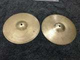 Vintage Zildjian 12" Hihat Drum Cymbals hi hat Double Stamped - 792 grams