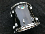VINTAGE LUDWIG 6 PLY Maple b/o Blue Olive badge 14x13 Tom Drum with Mini Lugs