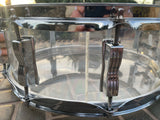 Ludwig Vistalite 14 x 5.5 1976 snare drum - Clear