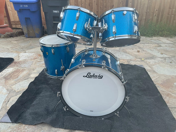 Vintage North Drums 6pc Drum Set kit - White Finish