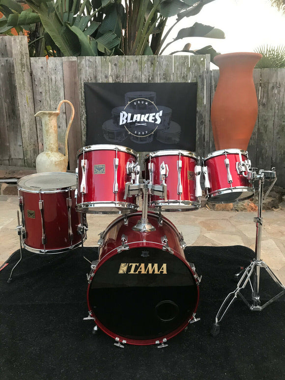 Tama Artstar 1 Cordia Candy Apple Red 5pc Drum Set kit CUSTOM SHOP 20 INCH KICK
