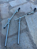 Three Pack Pearl Boom + Straight Cymbal Stands for racks