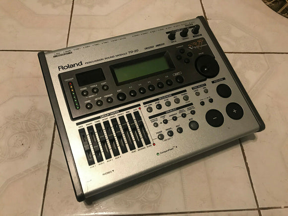 Roland Td-20 VDrum Module Brain td20 - BAD LCD