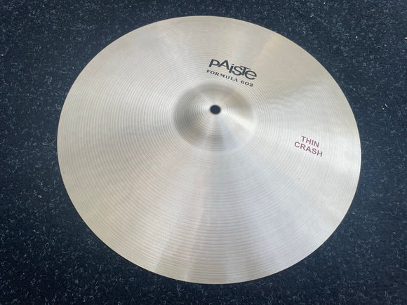 Paiste Formula 602 thin crash 16