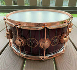 DW Collectors Series Neil Peart Rush RARE "Evolution" Time Machine Snare