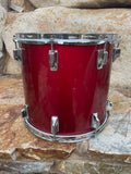 Vintage Tama Superstar Candy Apple Red CAR 1980's 14 x 13  Tom Drum - read