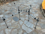 ALESIS STRIKE CHROME Drum Rack Mount Stand - COMPLETE WITH BOOMS AND ARMS