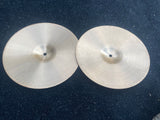 Paiste 505 Green Label  14" hi hat heavy hihat Cymbals Pair