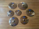 PAISTE ALPHA NICKO MCBRAIN IRON MAIDEN CYMBAL SET!! 14,16,17,18,19,22!!!