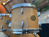 Gretsch 1970's Natural Finish 4pc Drum Set kit 22x14,12x8,13x9,16x16