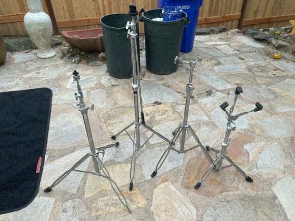 Vintage North Drums Hardware package - Snare - Boom - Two straights