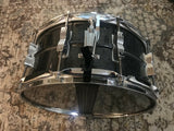 Ludwig Acrolite Black Galaxy Sparkle 14 x 6.5 !!! Harder to find size!!