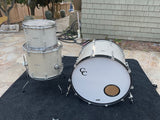 C&C Custom Drums 3pc Drum Set kit Keller Shells C & C Drums 24x18, 13x9, 16x14