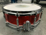 Pearl Crystal Beat 14 x 5 Ruby Red Snare Drum - Excellent