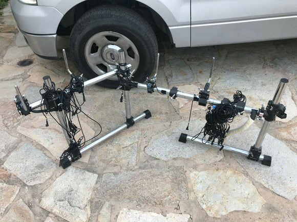 Gibraltar / Dauz Custom Electronic Drum Rack with cables and mounts