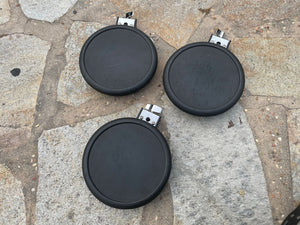 3x PACK Roland PD-8 electronic drum tom cymbal pad pd8 Dual trigger