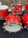 Rogers 70's Big R 6Pc DBL BASS Drum Kit Mojave Red 20x14(x2) 12x8,13x9,16x16(x2)