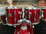 Tama Artstar 1 Cordia Candy Apple Red 5pc Drum Set kit TAMA FACTORY 20 INCH KICK