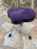 TAMA 1st Chair Glide Rider HYDRAULIX Drum Throne With Cloth Top Seat Purple