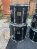 Tama Artstar Cordia Black 6pc Drum Set kit 10,12,13,14,16,24 Birch + Cordia!!