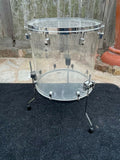 Tama Starclassic Mirage Clear 18x18  Floor Tom Drum