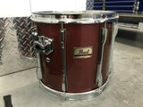 Pearl MLX Maple 14 x 12 BORDEAUX RED LACQ Tom Drum