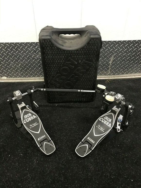 Tama Iron Cobra DOUBLE BASS Bass Drum Pedal w/ CASE EXCELLENT