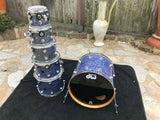 DW Collectors MEDITERRANEAN PEARL 6pc Drum Set kit!! Excellent!!