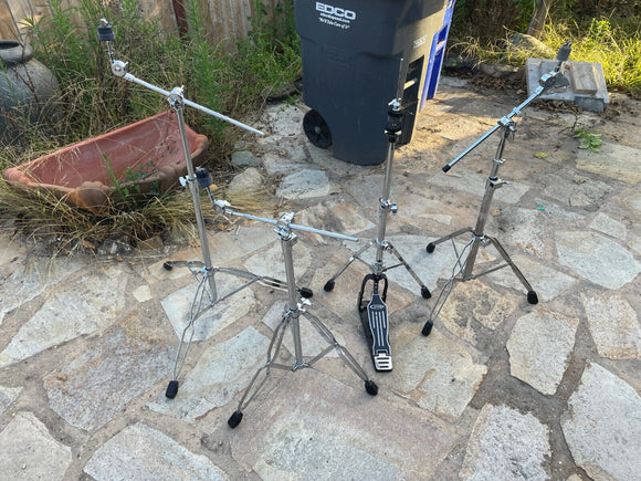 Pdp Drum Hardware Package - 1x hihat 3x boom Cymbal Stands