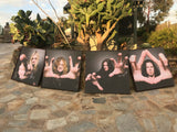 Megadeth Vics Garage San Marcos Band Portraits Signed 50"x50" Set Dave Mustaine