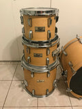 Pearl World Series Natural Finish Drum Set Kit 4pc with 20" kick Drum!!