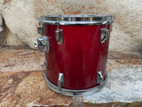 Vintage Tama Superstar Candy Apple Red CAR 1980's 13 x 11  Tom Drum - read