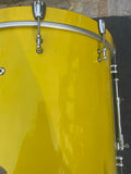 DDrums Dios Maple 5-Piece Yellow Black Fade maple Drum set kit 24x20,8.8.14x12