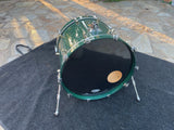 Yamaha Maple Custom Emerald Green 22 x 16 Bass Drum