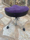 TAMA 1st Chair Glide Rider HYDRAULIX Drum Throne With Cloth Top Seat Purple