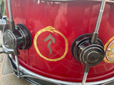 DW Collector's Series "Snakes and Arrows" Neil Peart Rush 6x14 Snare drum
