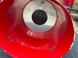 Vintage North Drum Red 22" Bass Drum - RED - Missing Spikes
