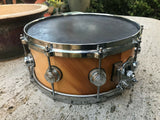 DW Collector's EXOTIC JAZZ Series 14x6.5 Snare Drum Maple/Gum Twisted Birch