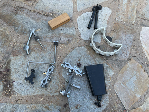 Drum Percussion Cowbell Block Clamps Arm Attachment Stick HOlder lot