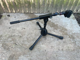 K&M 25950 Extra Low Profile Tripod Base Boom Mic Stand